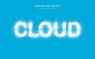 Cloud 3D Text Effect