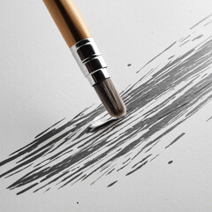 Hand-drawn charcoal sketch on clear PNG backdrop