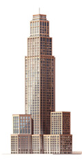 Skyscraper, PNG image, transparent background.