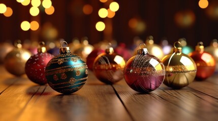 Christmas Gift box and decorations for holiday, generate AI