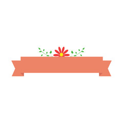 Flower Ribbon Corner