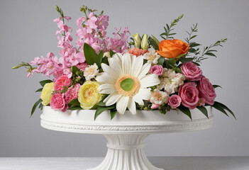 Elegant flower stand for showcasing products