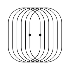 Monoline Aesthetic Element