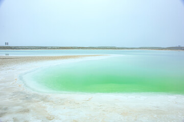 Dachaidan Emerald Lake, Hainan Mongolian and Tibetan Autonomous Prefecture, Qinghai Province - a...