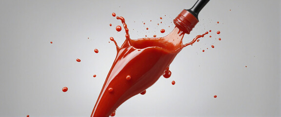 Tomato ketchup splash, eliminated