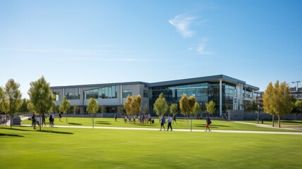 Fototapeta premium design new school building