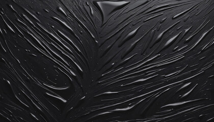 Obraz premium Black hand-painted paint block texture on white background