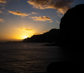 sunrise over the cliffs - Madeira, Portugal

