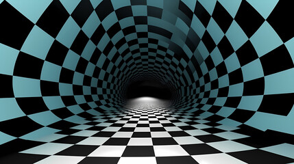 Naklejka premium Abstract optical illusion pattern seamless background