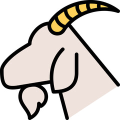 Fabric properties coloured and colorful icon - Cashmere