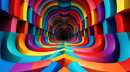 Obraz premium Abstract optical illusion pattern seamless background