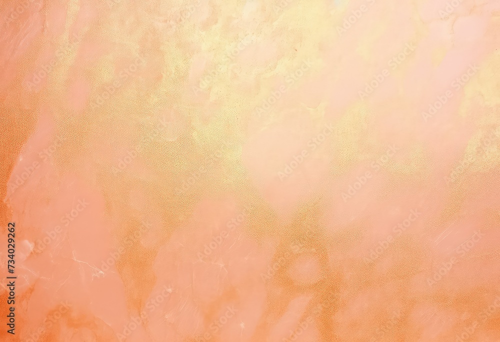Aufkleber abstract background with soft peach gradient and shining golden glittering shimer. texture backdrop 