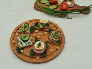 sandwich with vegetables