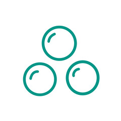 Outline set of war, military, army line icons