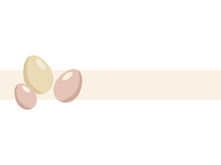 Easter Eggs Frame Background Illustration
