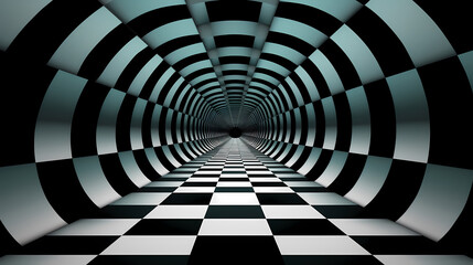 Naklejka premium Abstract optical illusion background