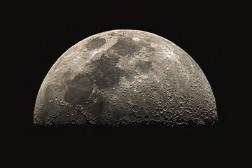 La lune satellite de la planète Terre - obrazy, fototapety, plakaty
