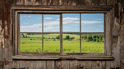farmhouse barn window