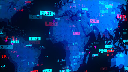 Global network connection. Internet connection. Communication technologies. Social network. Digital communication concept. Data transmission networks. 3D rendering.