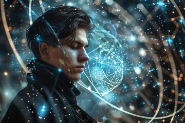 Fototapeta na wymiar Contemplate a universe where the Prince of IT masters blockchain, ensuring a future of unparalleled security and trust(6).jpg