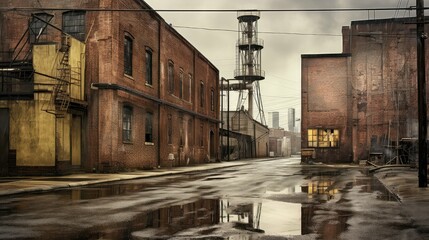 mill old industrial buildings