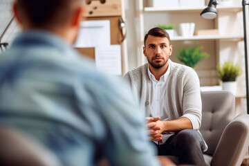 psychologist and patient in one session wellbeing concept, mental healthcare concept