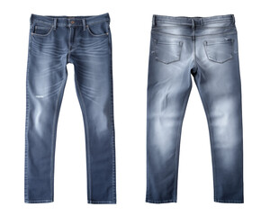 blue jeans isolated, PNG