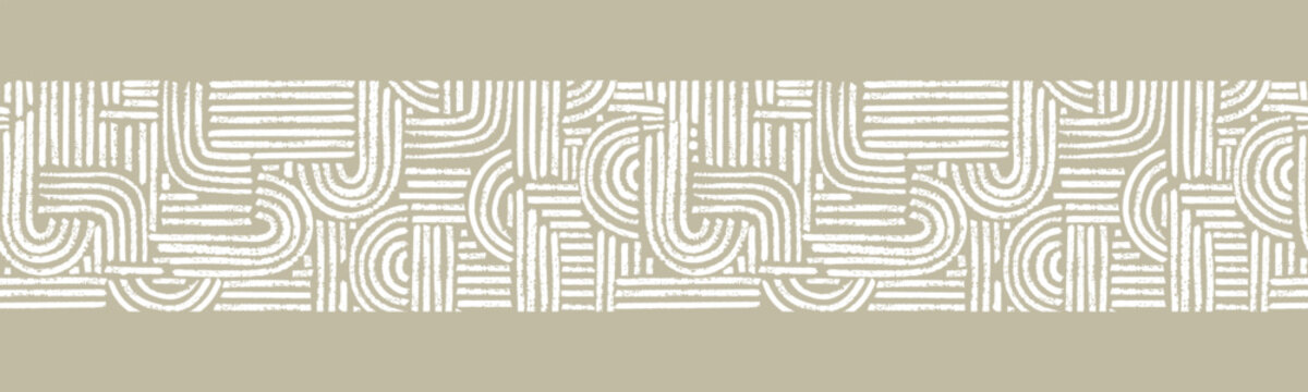 Hand drawn abstract seamless pattern, geometric background, simple style - great for textiles, banners, wallpapers, wrapping - vector design
