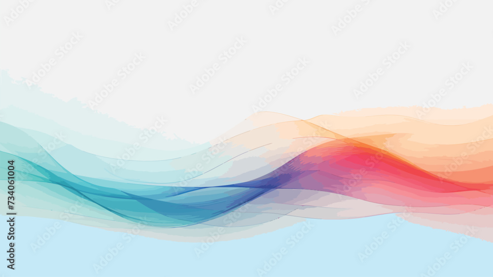 Poster abstract gradient wave background. futuristic vector pattern on a light background. technology or sc