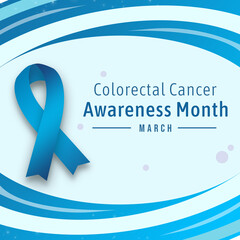 Colorectal cancer awareness Month - obrazy, fototapety, plakaty