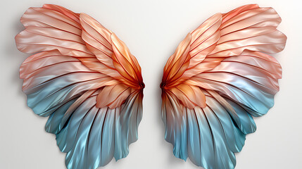 3d rendered photo of butterfly made with generative AI