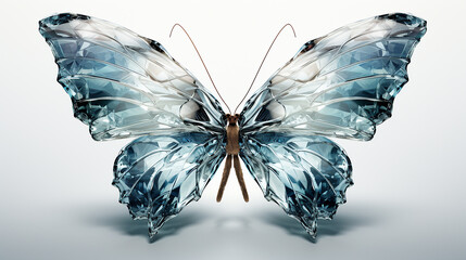 Fototapety  3d rendered photo of butterfly made with generative AI