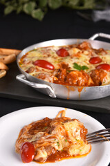file a parmigiana roast beef with red sauce cheese and ham tasty healthy food