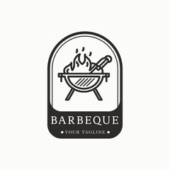 RoastHouse: Rustic BBQ Logo Inspiration