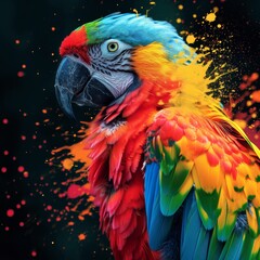 Obraz premium Colorful Parrot