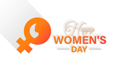 International Women's Day is celebrated on the 8th of March .Give equity a huge embrace. Banner poster, flyer and Banner, background design.