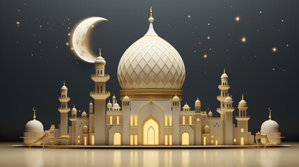 Peaceful Iftar Background