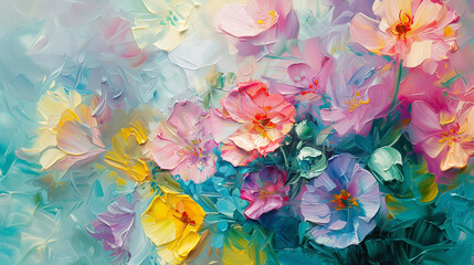 Fototapeta na wymiar Abstract spring floral background