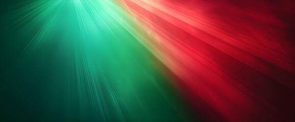 Naklejka premium Green mixed with red gradient, bright color, background, illustration, color pair, Generative AI