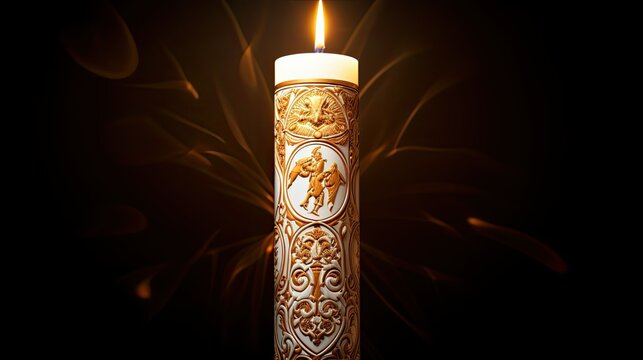 symbol paschal candle A
