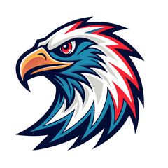 Logo of eagle, isolated.