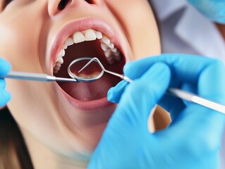 Dental Check-Up Close-Up