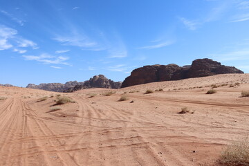 Fototapeta na wymiar Beautiful view of Saudi Arabia desert