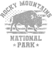 US National Park Retro Illustration Vintage Mountains Hiking Outdoor Nature