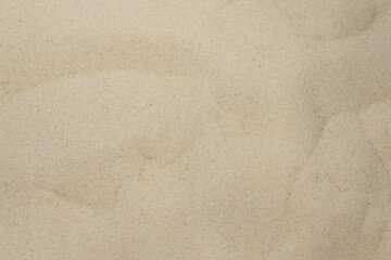 Clean quartz sand background. fine sand fraction texture. sand close-up top view