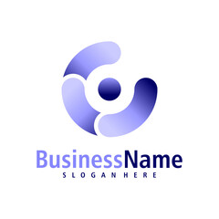 Letter C logo design vector. Creative Initial C logo concepts template