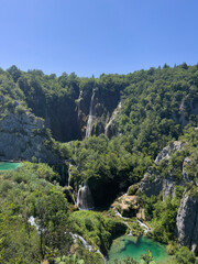 waterfall in plitvice national park