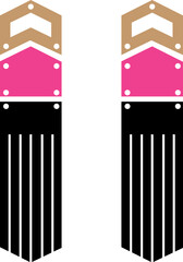 3 Layer Earrings SVG vector cut file for cricut and silhouette