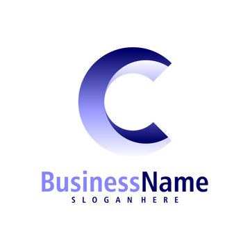 Letter C logo design vector. Creative Initial C logo concepts template