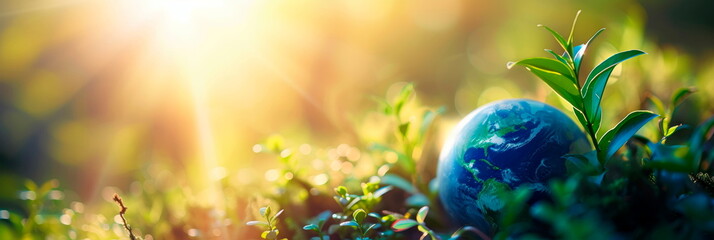 Global climate concept photo symbolizing joint efforts to address climate change and promote sustainable practices.